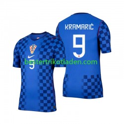 Fußballtrikot Kroatien Andrej Kramaric 9 Auswärts Trikot Away WM 2026 Kurzarm für Herren