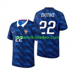 Fußballtrikot Frankreich Hugo Ekitike 22 Heim Trikot Home WM 2026 Kurzarm für Herren