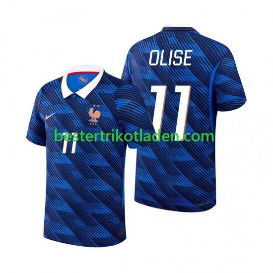 Fußballtrikot Frankreich Michael Olise 11 Heim Trikot Home WM 2026 Kurzarm für Herren