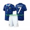 Fußballtrikot Frankreich Ousmane Dembele 7 Heim Trikot Home WM 2026 Kurzarm für Kinder