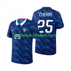 Fußballtrikot Frankreich Rayan Cherki 25 Heim Trikot Home WM 2026 Kurzarm für Herren