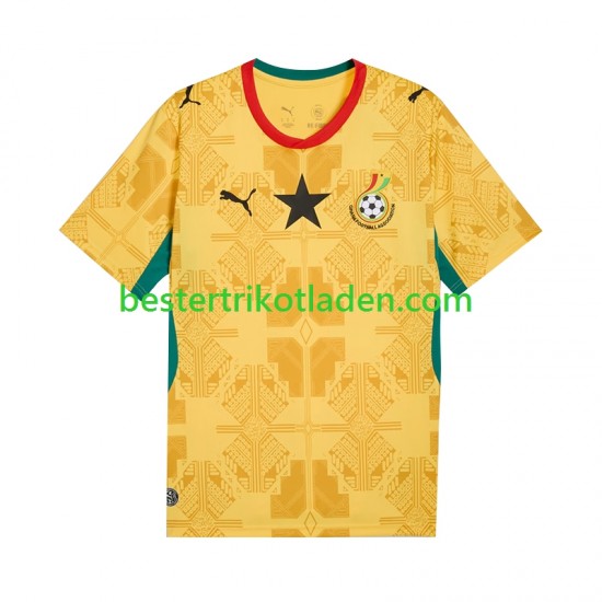 Fußballtrikot Ghana Auswärts Trikot Away WM 2026 Kurzarm für Herren