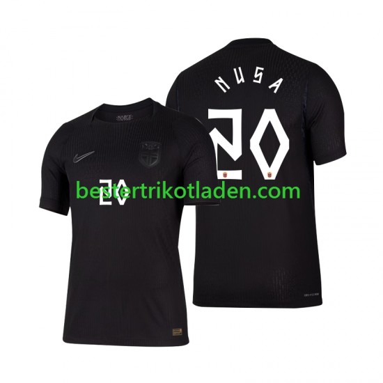 Fußballtrikot Norwegen Antonio Nusa 20 Auswärts Trikot Away WM 2026 Kurzarm für Herren