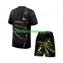 Fußballtrikot Paris Saint-Germain Night Edition Viertes trikot 2025-2026 Kurzarm für Kinder
