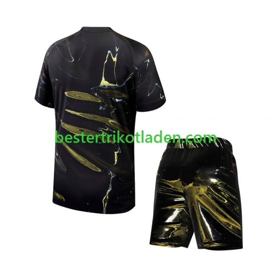 Fußballtrikot Paris Saint-Germain Night Edition Viertes trikot 2025-2026 Kurzarm für Kinder