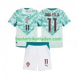 Fußballtrikot Portugal Joao Felix 11 Auswärts Trikot Away 2026 2027 Kurzarm für Kinder