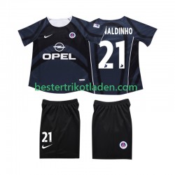 Fußballtrikot AC Mailand RONALDINHO 10 2002 2003 Retro Ausweich Trikot 3rd Kurzarm für Kinder