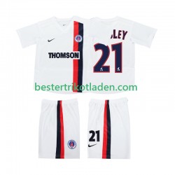 Fußballtrikot AC Mailand WESLEY 21 2002 2003 Retro Auswärts Trikot Away Kurzarm für Kinder