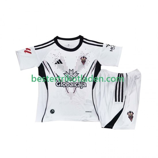 Fußballtrikot Albacete Heim Trikot Home 2025-2026 Kurzarm für Kinder
