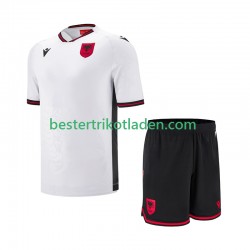 Fußballtrikot Albanien Auswärts Trikot Away 2025-2026 Kurzarm für Kinder