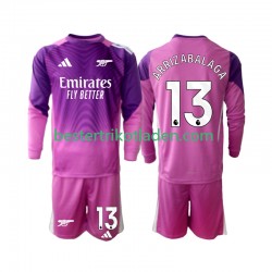 Fußballtrikot Arsenal Kepa Arrizabalaga 13 Torwart Ausweich Trikot 3rd 2025-2026 Langarm für Kinder