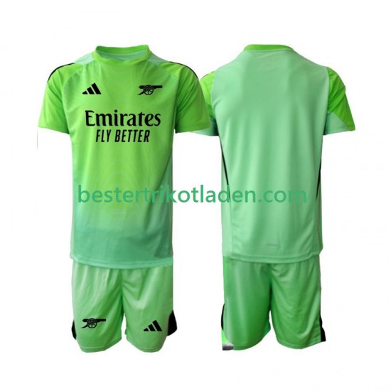 Fußballtrikot Arsenal Torwart Auswärts Trikot Away 2025-2026 Kurzarm für Kinder