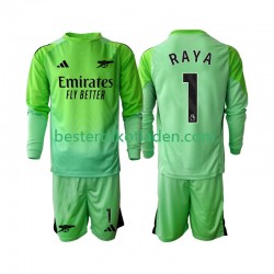 Fußballtrikot Arsenal Raya 1 Torwart Auswärts Trikot Away 2025-2026 Langarm für Kinder