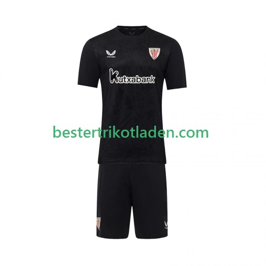 Fußballtrikot Athletic Bilbao Torwart Heim Trikot Home 2025-2026 Kurzarm für Kinder