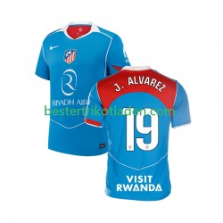 Fußballtrikot Atlético Madrid Julian Alvarez 19 Ausweich Trikot 3rd 2025-2026 Kurzarm für Herren