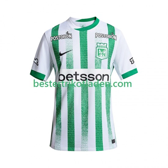 Fußballtrikot Atletico Nacional Heim Trikot Home 2025 Kurzarm für Herren