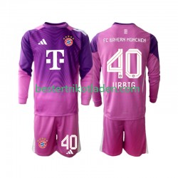 Fußballtrikot FC Bayern München Jonas Urbig 40 Torwart Viertes trikot 2025-2026 Langarm für Kinder
