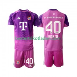 Fußballtrikot FC Bayern München Jonas Urbig 40 Torwart Viertes trikot 2025-2026 Kurzarm für Kinder