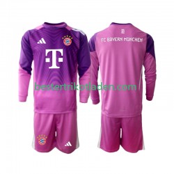 Fußballtrikot FC Bayern München Torwart Viertes trikot 2025-2026 Langarm für Kinder