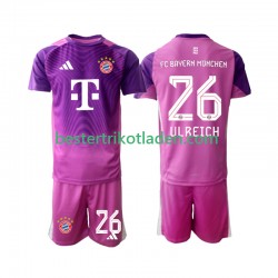 Fußballtrikot FC Bayern München Sven Ulreich 26 Torwart Viertes trikot 2025-2026 Kurzarm für Kinder