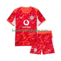 Fußballtrikot Borussia Dortmund Torwart Auswärts Trikot Away 2025-2026 Kurzarm für Kinder
