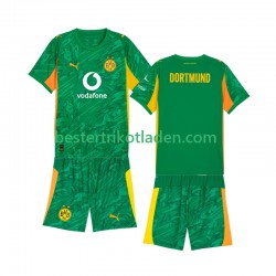 Fußballtrikot Borussia Dortmund Torwart Heim Trikot Home 2025-2026 Kurzarm für Kinder