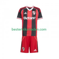 Fußballtrikot River Plate Auswärts Trikot Away 2025-2026 Kurzarm für Kinder