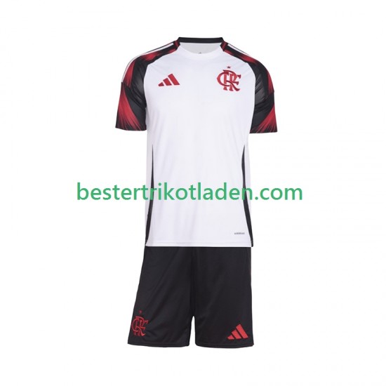 Fußballtrikot CR Flamengo Auswärts Trikot Away 2025-2026 Kurzarm für Kinder