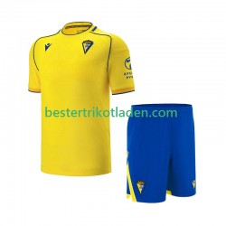 Fußballtrikot Cádiz CF Heim Trikot Home 2025-2026 Kurzarm für Kinder