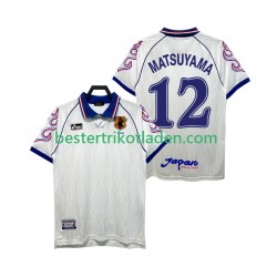 Fußballtrikot Japan MATSUYAMA 12 1998 Retro Auswärts Trikot Away Kurzarm für Herren
