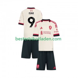 Fußballtrikot Liverpool ISAK 9 Auswärts Trikot Away 2025-2026 Kurzarm für Kinder