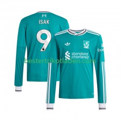 Fußballtrikot Liverpool ISAK 9 Ausweich Trikot 3rd 2025-2026 Langarm für Herren