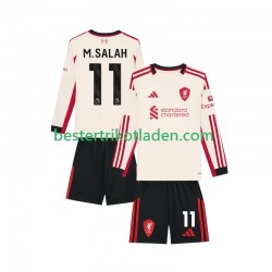 Fußballtrikot Liverpool Mohamed Salah 11 Auswärts Trikot Away 2025-2026 Langarm für Kinder