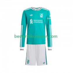 Fußballtrikot Liverpool Ausweich Trikot 3rd 2025-2026 Langarm für Kinder
