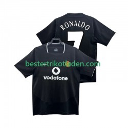 Fußballtrikot Manchester United RONALDO 7 2002 Retro Auswärts Trikot Away 2004 Kurzarm für Herren
