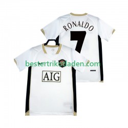 Fußballtrikot Manchester United RONALDO 7 -2007 Retro Auswärts Trikot Away 2006 Kurzarm für Herren