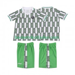 Fußballtrikot Nigeria Retro Auswärts Trikot Away 1994 Kurzarm für Kinder