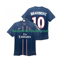 Fußballtrikot Paris Saint-Germain Ibrahimović 10 2012 2013 Retro Heim Trikot Home Kurzarm für Herren