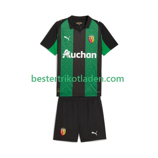 Fußballtrikot RC Lens Auswärts Trikot Away 2025-2026 Kurzarm für Kinder