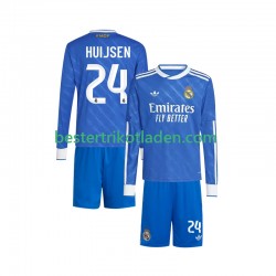 Fußballtrikot Real Madrid Huijsen 24 Ausweich Trikot 3rd 2025-2026 Langarm für Kinder