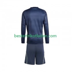 Fußballtrikot Real Madrid Auswärts Trikot Away 2025-2026 Langarm für Kinder
