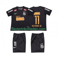 Fußballtrikot Santos NEYMAR JR 11 Classic 2012 2013 Retro Auswärts Trikot Away Kurzarm für Kinder