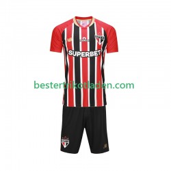 Fußballtrikot Sao Paulo Auswärts Trikot Away 2025-2026 Kurzarm für Kinder