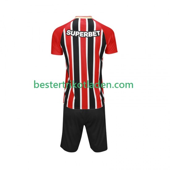 Fußballtrikot Sao Paulo Auswärts Trikot Away 2025-2026 Kurzarm für Kinder