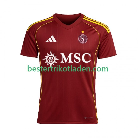 Fußballtrikot Servette FC Heim Trikot Home 2025-2026 Kurzarm für Herren