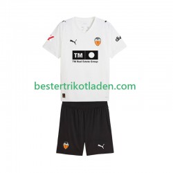 Fußballtrikot Valencia CF Heim Trikot Home 2025-2026 Kurzarm für Kinder