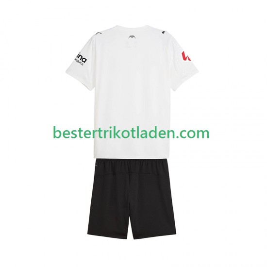 Fußballtrikot Valencia CF Heim Trikot Home 2025-2026 Kurzarm für Kinder