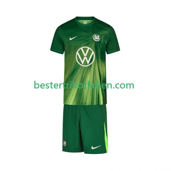 Fußballtrikot VfL Wolfsburg Heim Trikot Home 2025-2026 Kurzarm für Kinder