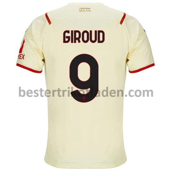 Fußballtrikot AC Milan Olivier Giroud 9 Auswärts Trikot Away 2021-2022 für Herren