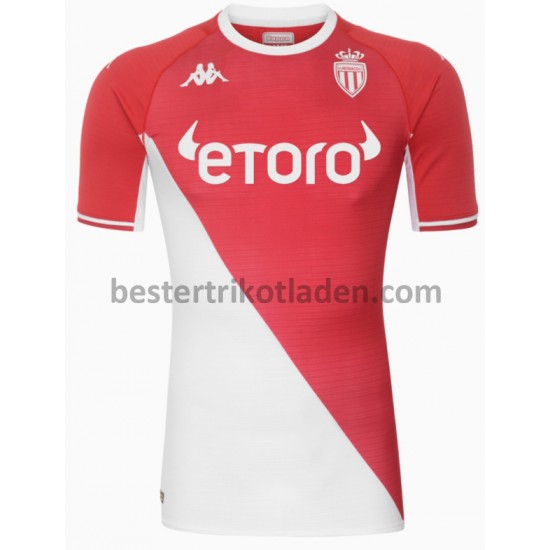 Fußballtrikot AS Monaco Heim Trikot Home 2021-2022 für Herren